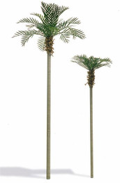 75mm tall model palm tree for architectural and tropical scale model scenes