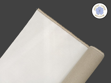 2.1m x 10 meters Roll White Primed Polyester canvas and Linen blend  painting canvas roll