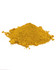 Rublev Colours Mars Yellow PY 42 dry pigment - close-up of intense ocherous yellow iron oxide powder texture for paint making