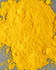 Rublev Colours Cadmium Yellow Deep dry pigment PY 35 - close-up of yellow powder texture for artist paint making