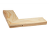Canvas stretcher bars lying flat, showing smooth, polished kiln-dried pine. Perfect for professional artists, offering long-lasting support for canvases of any size.
