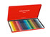 Caran d’Ache Pablo coloured pencils 40-set in open metal box—artist palette arranged warm to cool.