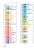 Supracolor Aquarelle Watercolour Pencil colour chart for Cartan dache pencil sets