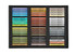 Caran d’Ache NEOPASTEL Wooden Box Set – 96 Colours (7400.996) open tray with earth tones, greens and greys—artist oil pastels neatly arranged.