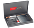 Caran d’Ache Graphite Line Black Edition gift box set in titanium box (3000.415) with 28-piece graphite drawing collection.