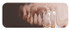 Gradient of Burnt Umber paint showing tonal richness and thick consistency