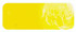 Thick textured stroke of Matisse Cadmium Yellow Medium showing impasto finish