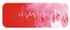 Brushstroke sample of Matisse Red Light paint showing rich, vibrant red texture