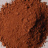 Top view of Italian Burnt Umber Warm pigment powder PBr7 showing dark reddish-brown earth texture