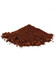 Side view mound of Italian Burnt Umber Warm dry pigment powder calcined umber earth pigment close-up