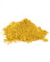 Side view mound of Lemon Ochre dry pigment powder transparent Italian yellow earth pigment