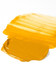 Ceracolors Yellow Ochre water-soluble wax paint 50ml aluminium tube on its side for encaustic painting, glazing, and washes