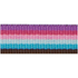 Rico Design Fabric Ribbon 10mm x 2000mm - Stripes, Multicolour Fashion