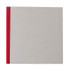 Pasteboard Cover Sketchbook 100gsm 144pgs - 21cm x 21cm/8.3" x 8.3" - Red