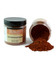 Rublev Colours Red Sartorius Earth pigment jar tipped with powder spilling out 100g PR101 red earth dry pigment