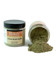 Rublev Colours Antica Green Earth pigment jar tipped with powder spilling out 100g PG23 natural terre verte pigment