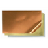 Aluminium Pre-Cut Sheets 0.07mm x 185mm x 295mm - Copper