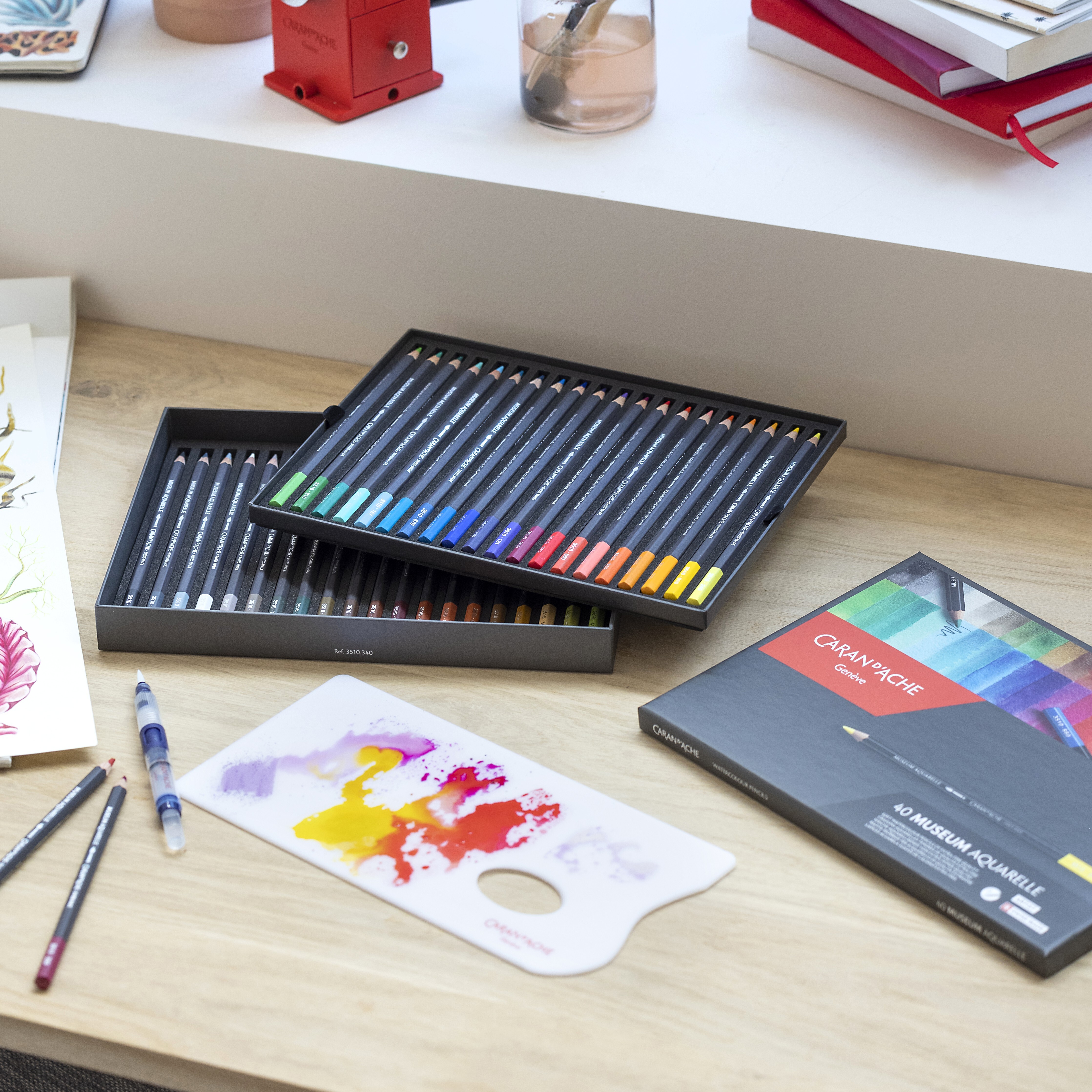 Caran d'ache museum Aquarelle watercolour pencil sets