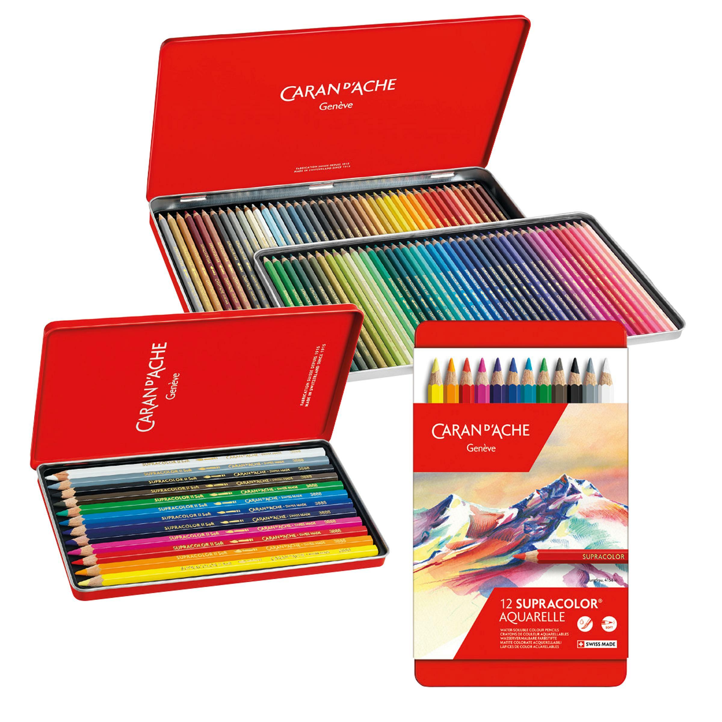 Caran D'Ache Supracolor Soft Coloured Pencil Sets
