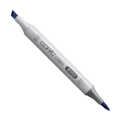Copic Sketch Marker BV23 Grayish Lavender, Penna Per Illustrazione E Disegno Professionale, Punta Dupla, Ricaricabile, Licenza Ufficiale