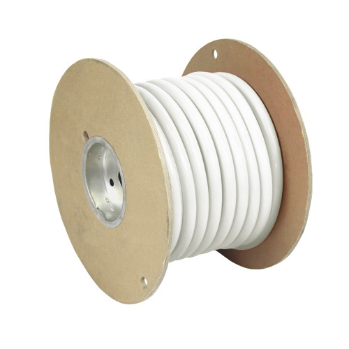 Pacer White 6 AWG Battery Cable - 50  [WUL6WH-50]