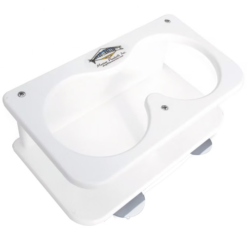 Deep Blue Marine Double Drink Holder w\/Suction Cups [SMDH]