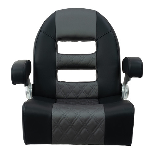 Springfield Console Helm Flip-Up - Black-Grey [1042035-BLK]
