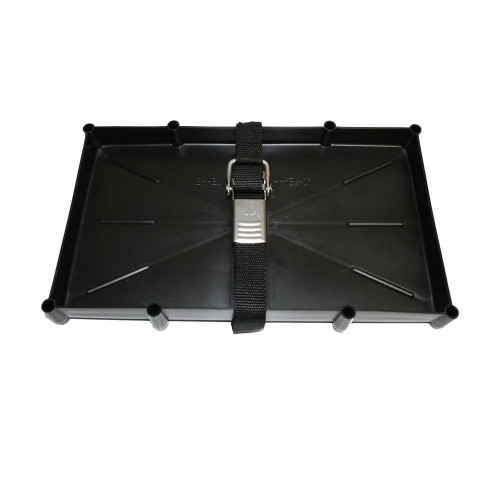 T-H Marine 31 Series Battery Holder Tray w\/Stainless Buckled Strap [NBH-31-SSC-DP]
