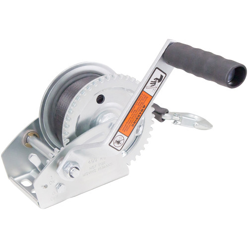 Load Rite Single-Speed Trailer Winch - 1100lbs - 20' Strap - 7" Handle [6089.20]
