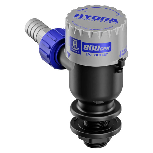 T-H Marine HYDRA Livewell Pump - 800 GPH - 12V - Short Nozzle [PMP-LWS8-DP]