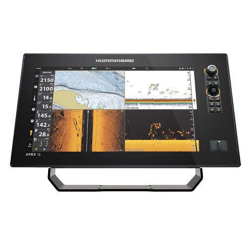 Humminbird APEX 16 VX MSI+ Chartplotter\/Fishfinder w\/Transom Mount Transducer [411500-1VX]