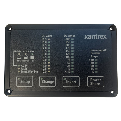 Xantrex Heart FDM-12-25 Remote Panel, Battery Status  Freedom Inverter\/Charger Remote Control [84-2056-01]