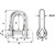 Wichard Captive Pin D Shackle - Diameter 5mm - 3\/16" [1402W]
