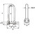 Wichard HR Long D Shackle - 10mm Diameter - 25\/64" [11215W]
