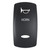 Pacer Actuator - 'HORN' f\/V Series Contura Switches - Black - Laser Etched (Top\/Bottom Light) [EV2LE-HRN]