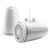 JL Audio M3 Series 7.7" Enclosed Tower Coaxial System w\/Gloss White Classic Grille - M3-770ETXv3-Gw-C-Gw [010-03266-00]