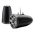 JL Audio M6 Series 8.8" Enclosed Tower Coaxial System w\/Titanium Sport Grille - M6-880ETXv3-Sb-S-GmTi [010-03284-00]