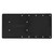 Sea Brackets 16" Straight Trolling Motor Plate f\/Garmin Kraken - Black [SEA2301-BLK]