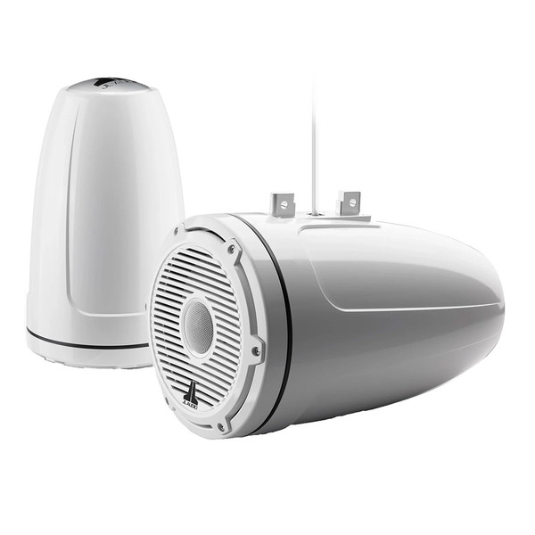 JL Audio M6 Series 8.8" Enclosed Tower Coaxial System w\/Gloss White Classic Grille - M6-880ETXv3-Gw-C-3Gw [010-03857-00]