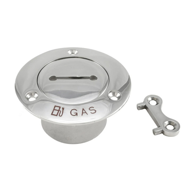 Whitecap Pipe Deck Fill w\/Key - 2" Pipe (Gas) [6131]