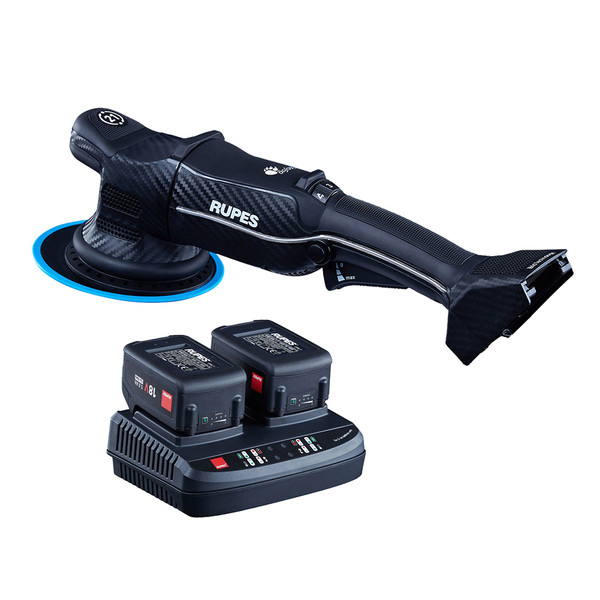 RUPES Random Orbital Polisher Bigfoot HLR21 iBrid Tool Plus Charger  2-Batteries [HLR21\/CB2\/STD]