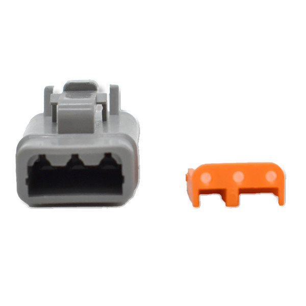 Bluewater 3 Position DTM Female Connector w\/Wedge Lock [DTM06-3S]