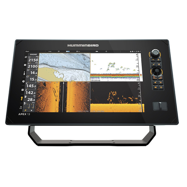 Humminbird APEX 13 VX MSI+ Chartplotter\/Fishfinder w\/Transom Mount Transducer [411470-1VX]