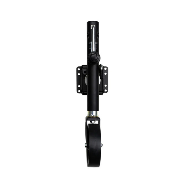 Powerwinch Select Series Jack - 1500lb, Weld-On, Single Wheel, Carbon Black [21400-J-1500-W1-B-R]