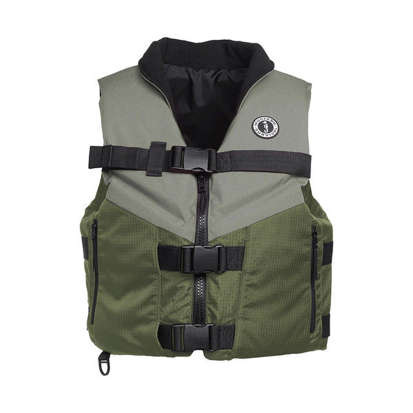 Mustang Accel Foam Vest - Green\/Grey - Medium [MV4627-833-M]