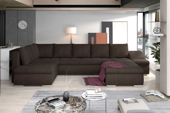 London U shaped sofa bed with storage M29