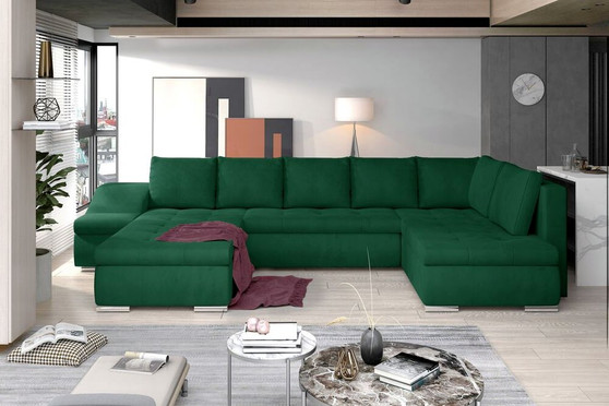 London U shaped sofa bed with storage M37