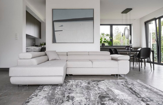 Manchester corner sofa bed with storage C02
