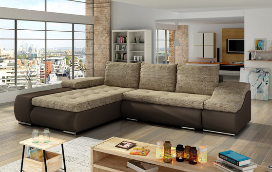 Halifax corner sofa bed with storage B03/S66