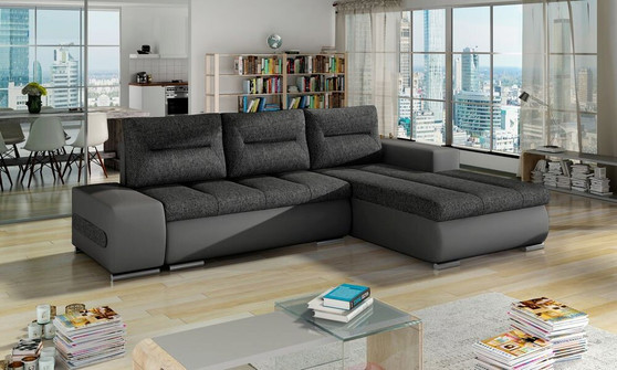 Luton corner sofa bed with storage I96/S29